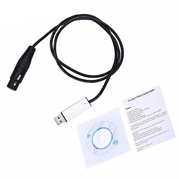 USB to DMX Interface Adapter For Sound Mixing