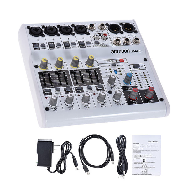 Sound Card Digital Audio Mixer